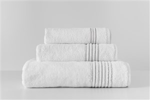 Face Towel Valeri White-Gray