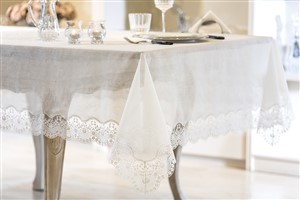 Table Cloth Papatya 180*340 Cream