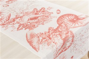 Runner Printed Sea Life White-Coral
