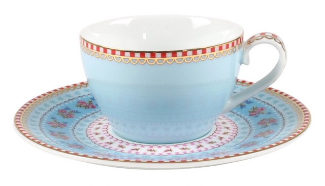 Pip Studio Blue Espresso Cup And Saucer