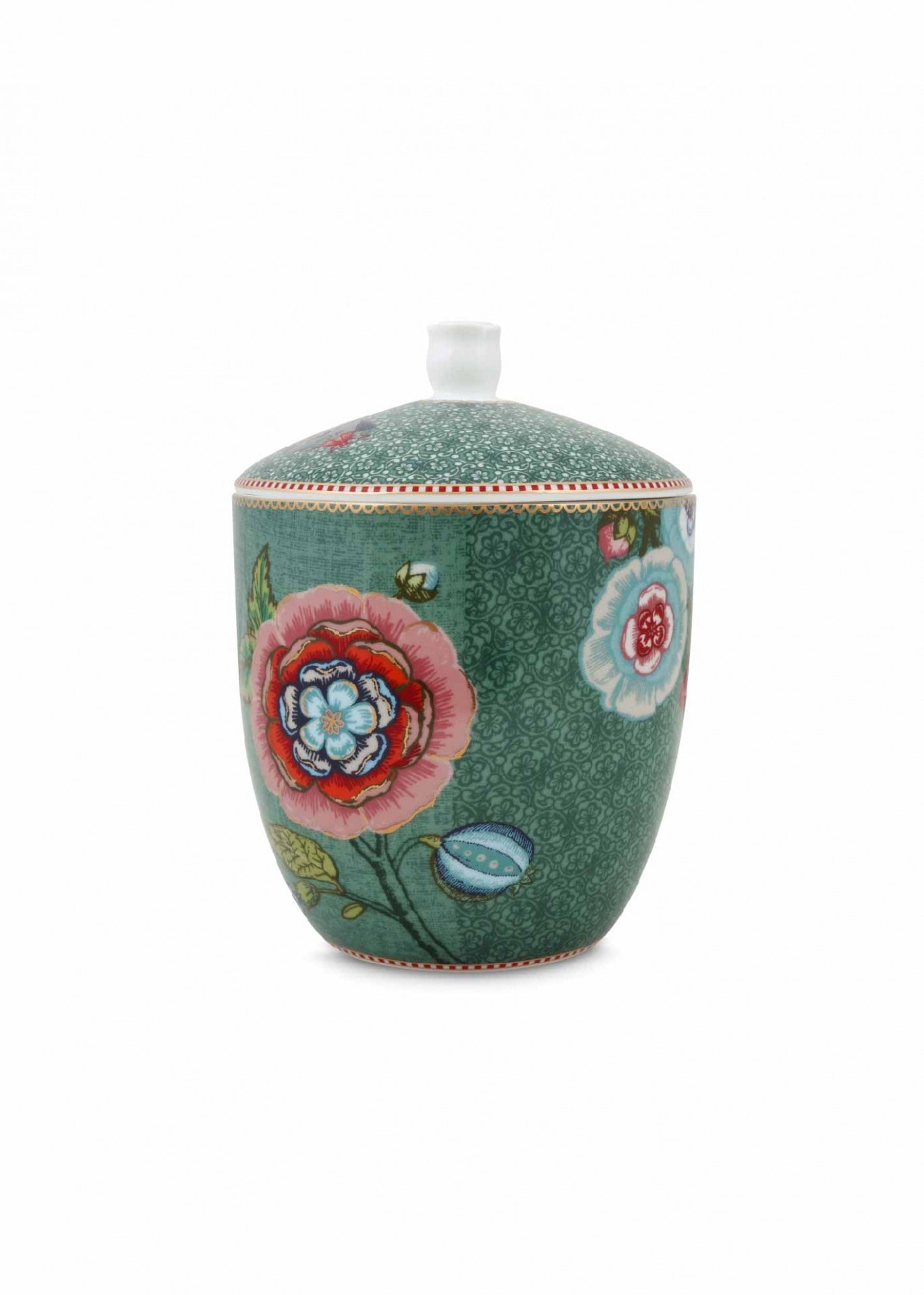 Pip Studio Spring To Life Covered Vase 10 Ml Green