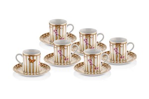 Sakura Turkish Coffee Cup Set of 6 CAPSA1BBT06