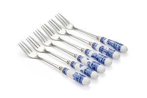 Spode Blue Italian Pastry Forks