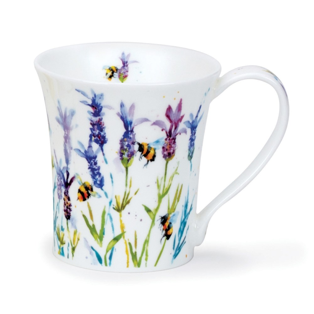 Dunoon Mug Busy Bees Lavender DUH.MUG.BUSB.LA 