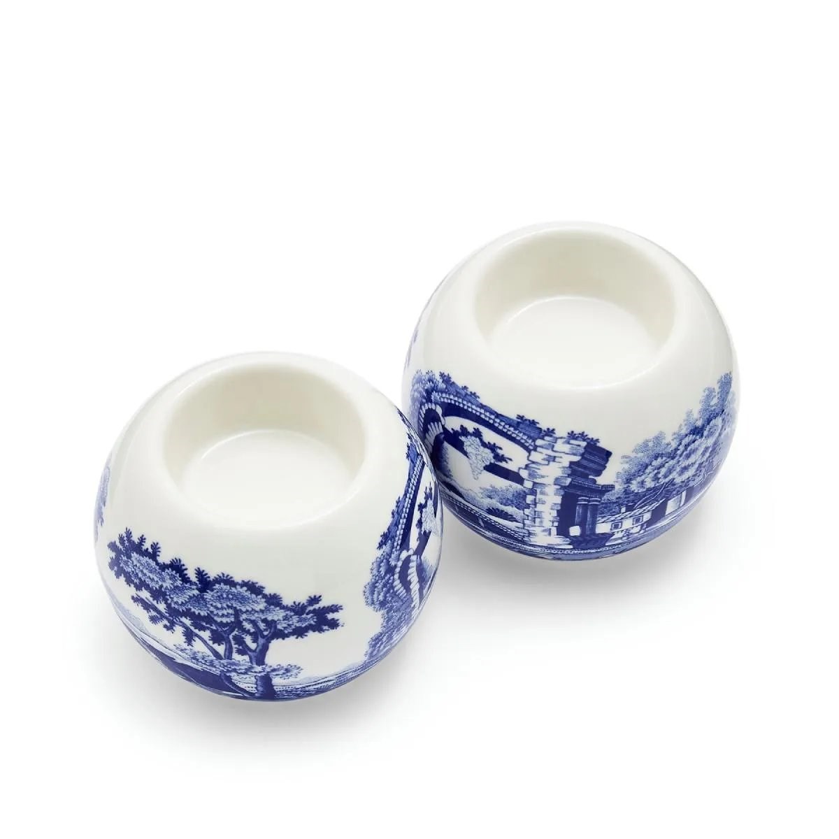 Blue Italian Tealight Holder 2'li RW.BLI.9171-XD 