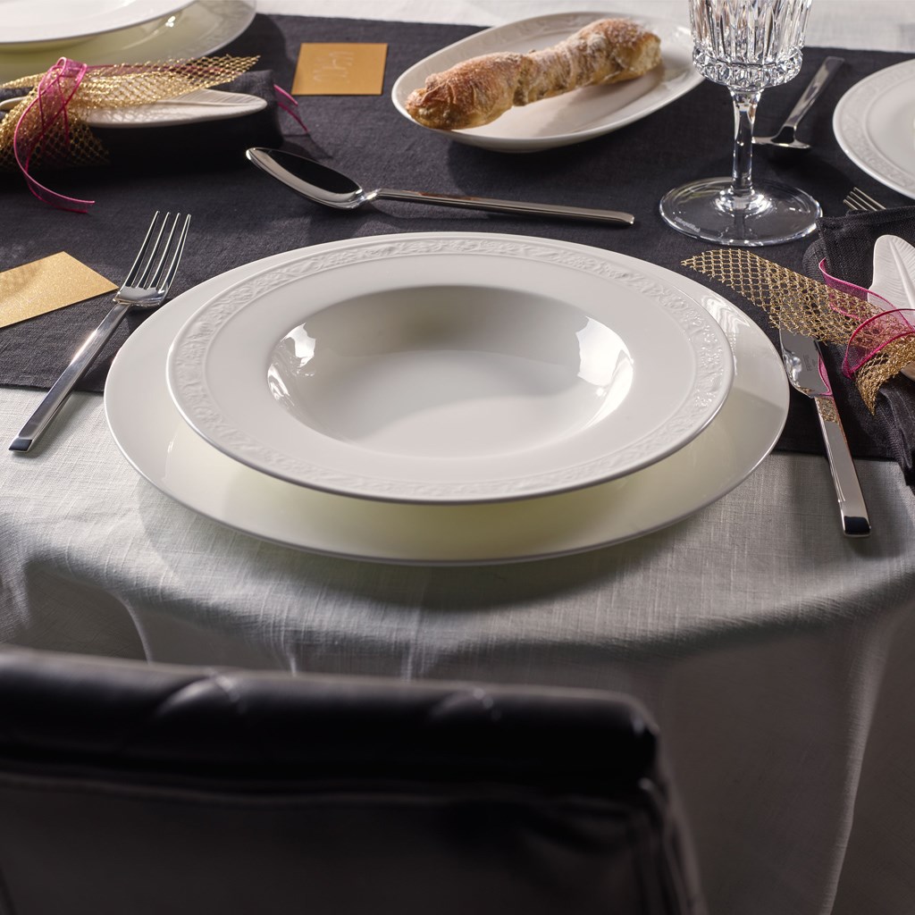 Villeroy&Boch White Pearl Çukur Tabak 24 cm VRH10-4389-2700 