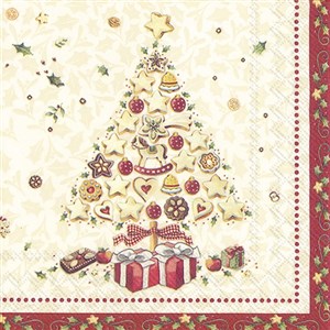 Ihr Kağıt Peçete Christmas Bakery Tree (V&B) 33*33 Cm - L 725300
